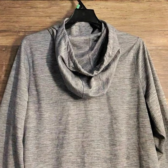 90 Degree By Reflex Gray Long Sleeve Relaxed Hoodie - Picture 7 of 9